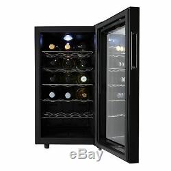 Refurbished Thermoelectric Wine Cooler, Cookology CW18BK 18 Bottle, Less Noise