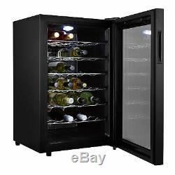 Refurbished Thermoelectric Wine Cooler, Cookology CW28BK 28 Bottle