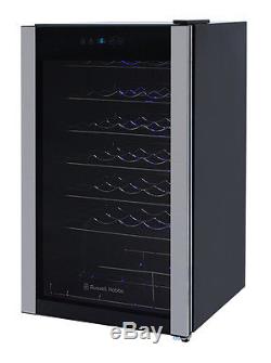 Russell Hobbs 34 Bottle Glass Door Wine Cooler Capacity, RH34WC1 RRP £249