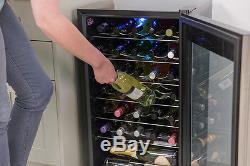 Russell Hobbs 34 Bottle Glass Door Wine Cooler Capacity, RH34WC1 RRP £249