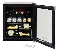 Russell Hobbs RHGWC1B-C Glass Door Wine Cooler 12 Bottle Capacity in Black