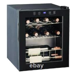 SMAD 16 Bottle Wine Cooler Beverage Fridge Under Counter 46L LED Touch Screen