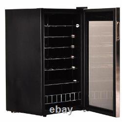 SMAD 95L 33 Bottles Undercounter Wine Fridge Beverage Cooler Stainless Steel