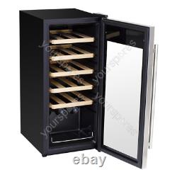 Sealey Baridi 18 Bottle Wine Fridge Cooler & Touch Control, LED Light, Stain