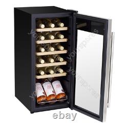 Sealey Baridi 18 Bottle Wine Fridge Cooler & Touch Control, LED Light, Stain