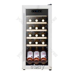 Sealey Baridi 18 Bottle Wine Fridge Cooler & Touch Control, LED Light, Stain