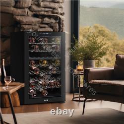 Sealey Baridi 52 Bottle Dual Zone Wine Cooler, Fridge, Touch Screen Controls, LE