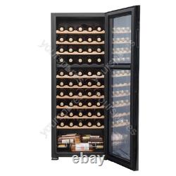 Sealey Baridi 55 Bottle Dual Zone Wine Cooler, Fridge with Digital Touch Screen