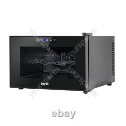 Sealey Baridi 8 Bottle Wine Cooler, Thermoelectric, 5-18°C, Touch Control