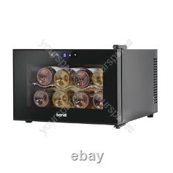 Sealey Baridi 8 Bottle Wine Cooler, Thermoelectric, 5-18°C, Touch Control