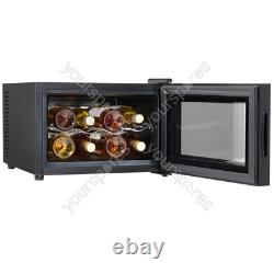 Sealey Baridi 8 Bottle Wine Cooler, Thermoelectric, 5-18°C, Touch Control