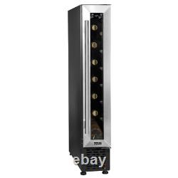 Sealey DH77 Baridi 7 Bottle 15cm Slim Wine Cooler with Digital Touchscreen Contr