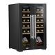 Sealey DH97 Baridi 24 Bottle Dual Zone Wine Cooler, Fridge, Touch Screen, LED Li