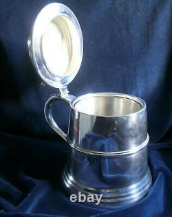 Silverplate Wine Cooler Ice Bucket Tankard Stein German Bremer Silberwarenfabrik