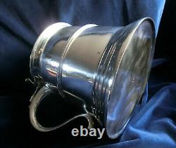 Silverplate Wine Cooler Ice Bucket Tankard Stein German Bremer Silberwarenfabrik