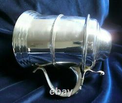 Silverplate Wine Cooler Ice Bucket Tankard Stein German Bremer Silberwarenfabrik