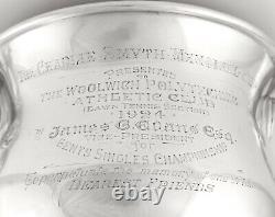 Sports Trophy Woolwich Athletic Club Lawn Tennis 1920. Silver Wine Bottle Cooler