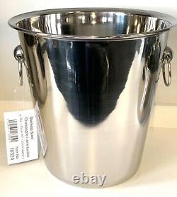Stainless Steel Champagne/Wine Ice Bucket Bottle Cooler 21 cm Pack of 24