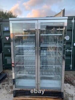 Stainless steel double door bottle Wine cooler WEALD TESTED