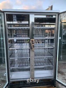 Stainless steel double door bottle Wine cooler WEALD TESTED