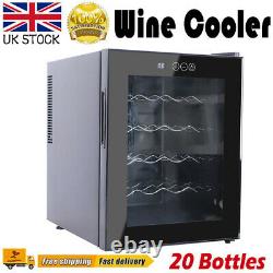 Thermoelectric Wine Cooler Display LED Light 20 Bottle MINI Wine Frige Cabinet