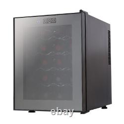 Thermoelectric Wine Cooler Display LED Light 20 Bottles Wine Fridge Cabinet UK