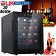 Thermoelectric Wine Cooler LED light Frige Cabinet Touch Screen 20 Bottles Black