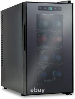Thermoelectric wine cooler Ivation IVFWCT081B capacity 8 bottles digital display