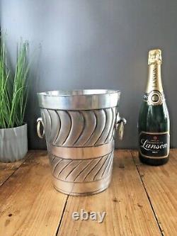 Top Quality Antique Meriden Quadruple Plated Ice Bucket Champagne Bottle Cooler