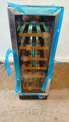 Viceroy WRWC30SSED 18 Bottle Single Zone 30cm Wine Cooler Fridge Stainless Steel