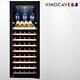Vinocave Stainless Steel Freestanding Wine Refrigerator Cooler Fridge 85 Bottl