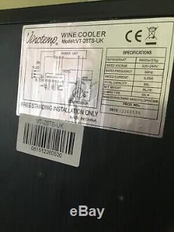 Vinotemp VT-28TS 28 Bottle Capacity Wine Cooler Fridge Ref A