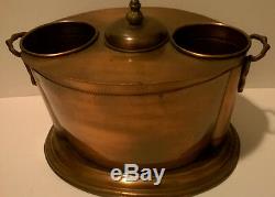 Vintage All Copper 2 Wine Bottle Ice Bucket Cooler. Gorgeous! India