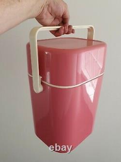 Vintage Retro Decor Pink Bottle Wine Cooler Space Age Kartell Panton Quad