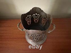 Vintage silver plated wine/champagne cooler by drakes boutique