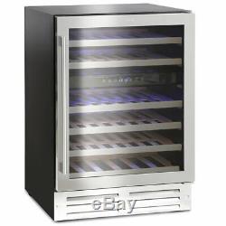 WS46SDX 46 Bottle Capacity Wine Cooler Class C Stainless Steel