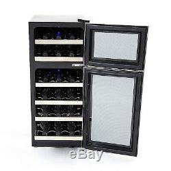 Whynter 21 Bottle Dual Temperature Zone Touch Control Wine Cooler New
