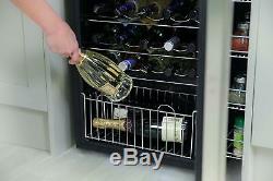 Wine Cooler Bottles Drinks Refrigerator Chiller Fridge LED Display Freestanding