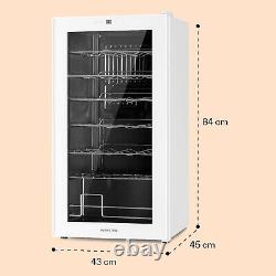 Wine Cooler Drinks Fridge Glass Door Beverage Bar Fridge Wine Chiller 28 Bottles