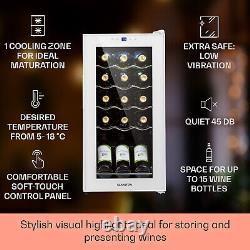 Wine Cooler Drinks Fridge Wine Fridge Glass Door Home Bar Fridge 15 Bottles