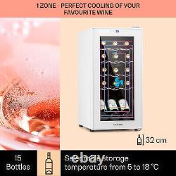 Wine Cooler Drinks Fridge Wine Fridge Glass Door Home Bar Fridge 15 Bottles