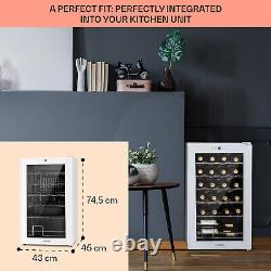 Wine Cooler Drinks Fridge Wine Fridge Glass Door Home Wine Chiller 24 Bottles