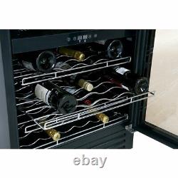 Wine Cooler Essentials ESSWC600BK Black Glass