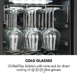 Wine Cooler Fride Refrigerator Drinks 56 Bottles Energy A Free Standing Black