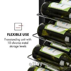 Wine Cooler Fride Refrigerator Drinks 56 Bottles Energy A Free Standing Black