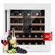 Wine Cooler Fridge Beverage Built In Bar Drinks 92 L 36 Bottles LED Touch White