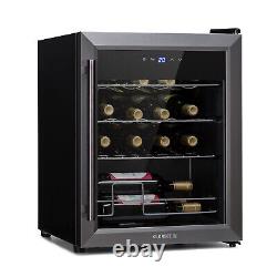 Wine Cooler Fridge Freestanding Drinks Bar Chiller Touch 42 L 16 Bottles