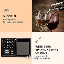 Wine Cooler Fridge Freestanding Drinks Bar Chiller Touch 42 L 16 Bottles