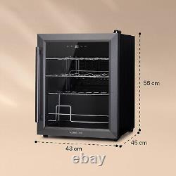 Wine Cooler Fridge Freestanding Drinks Bar Chiller Touch 42 L 16 Bottles