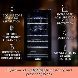 Wine Cooler Fridge Glass Door Wine Chiller Bottle Fridge Bar Fridge 28 Bottles